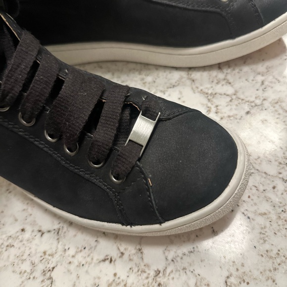 NWOT UGG Women's Black High-Top Sneakers with White Sole - Picture 8 of 9